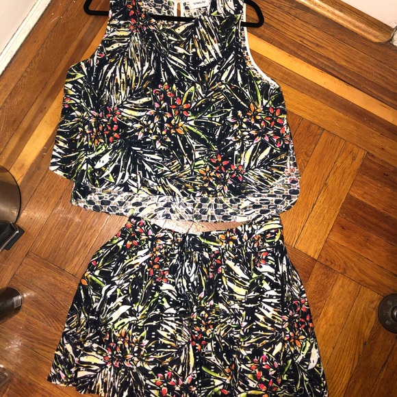 SAM&LAVI Matching Set, Saline Skirt and Coral Top - Picture 2 of 8